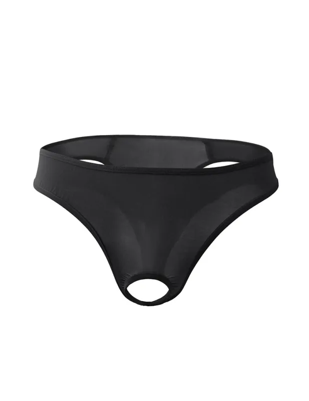 Men Ice Silk Sheer G-String Thong made by Avid Love