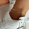Raise chain anklet sold by Adornmonde