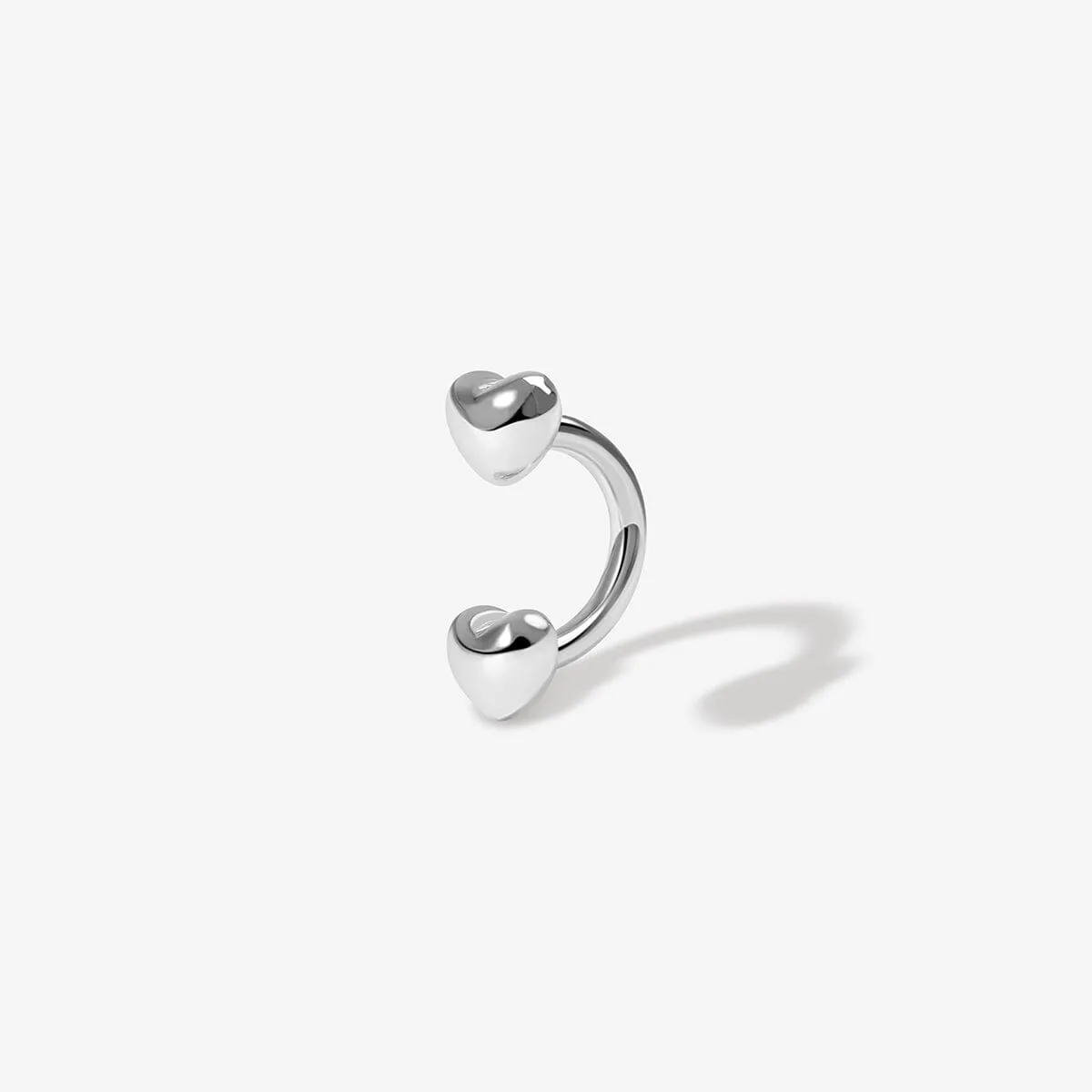 Fabio heart u hoop piercing sold by Adornmonde