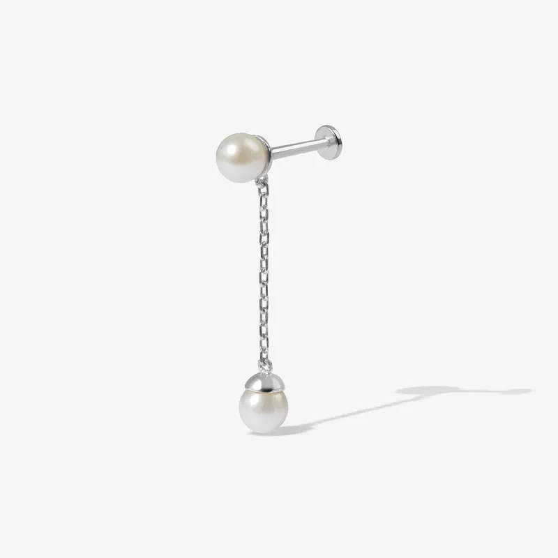 Isac pearl piercing sold by Adornmonde