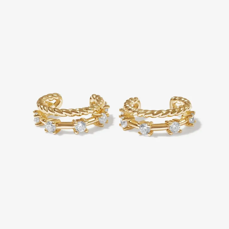 Hani ear cuffs sold by Adornmonde