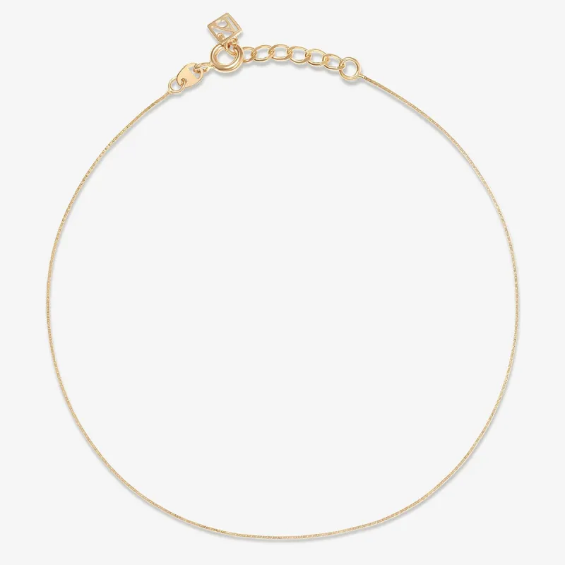 Jake snake chain anklet sold by Adornmonde