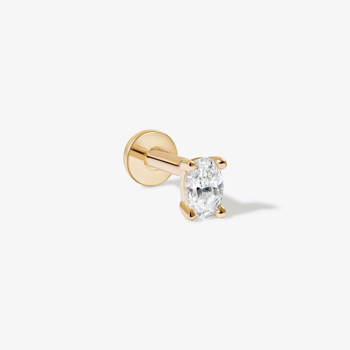 Maali oval piercing sold by Adornmonde