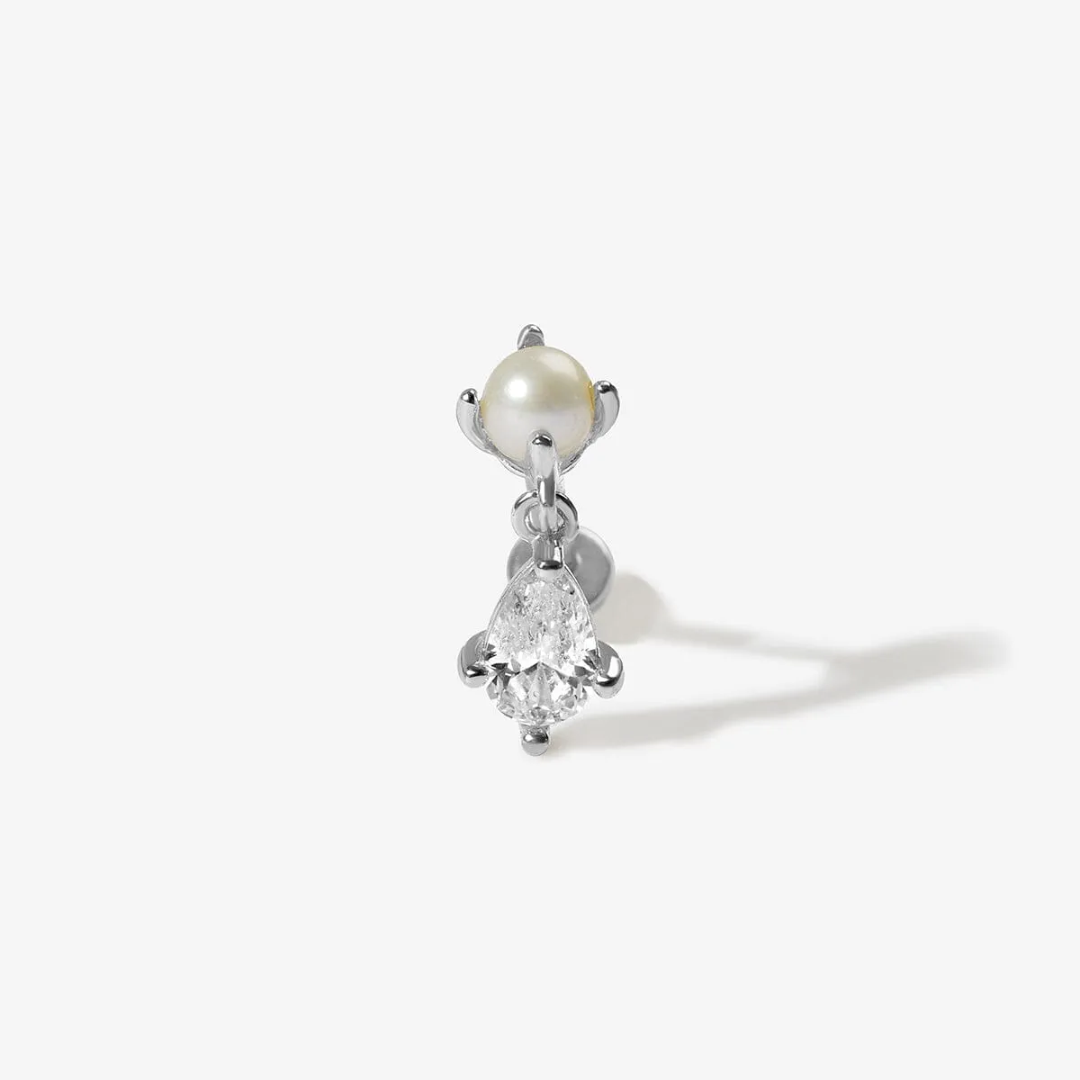 Neill pearl piercing sold by Adornmonde product image thumbnail 4