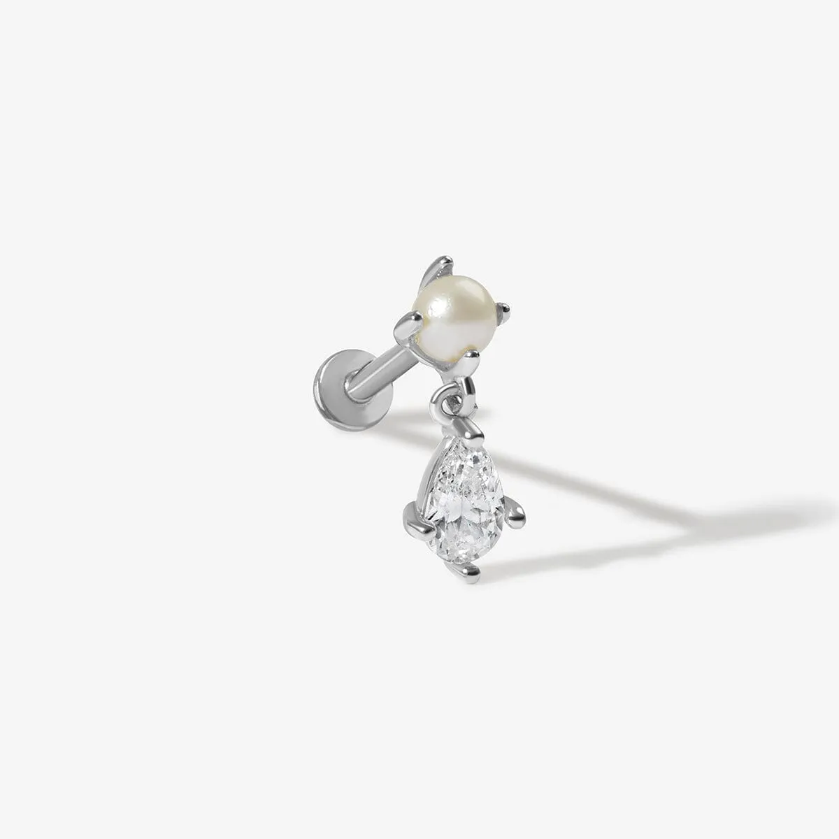 Neill pearl piercing sold by Adornmonde product image thumbnail 5