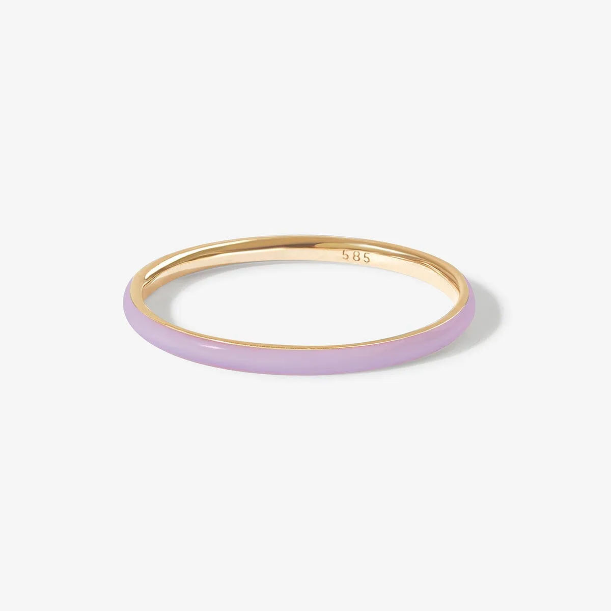 Oburu lavender enamel ring sold by Adornmonde product image thumbnail 5