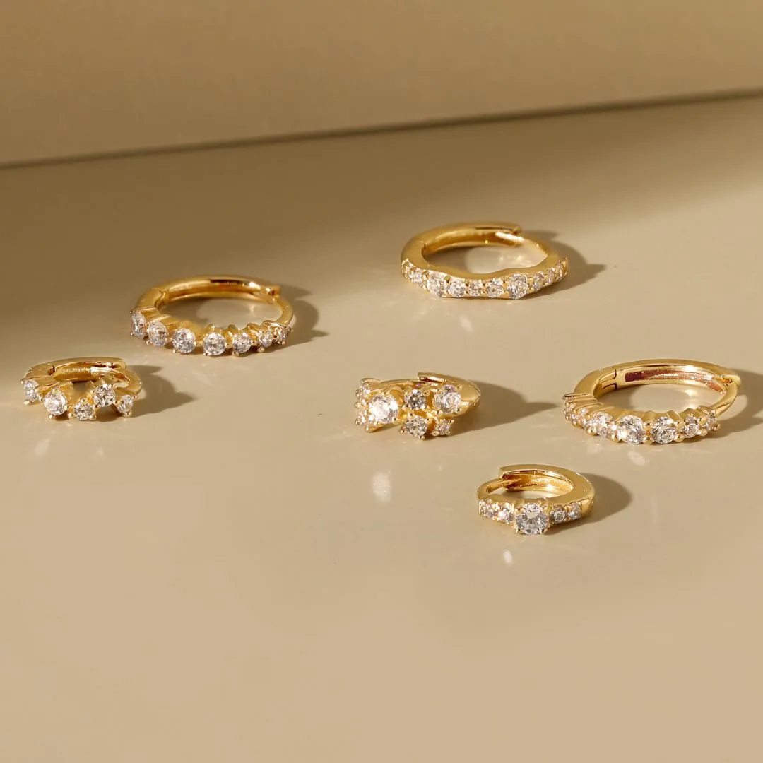 Eady hoop earring sold by Adornmonde product image thumbnail 2