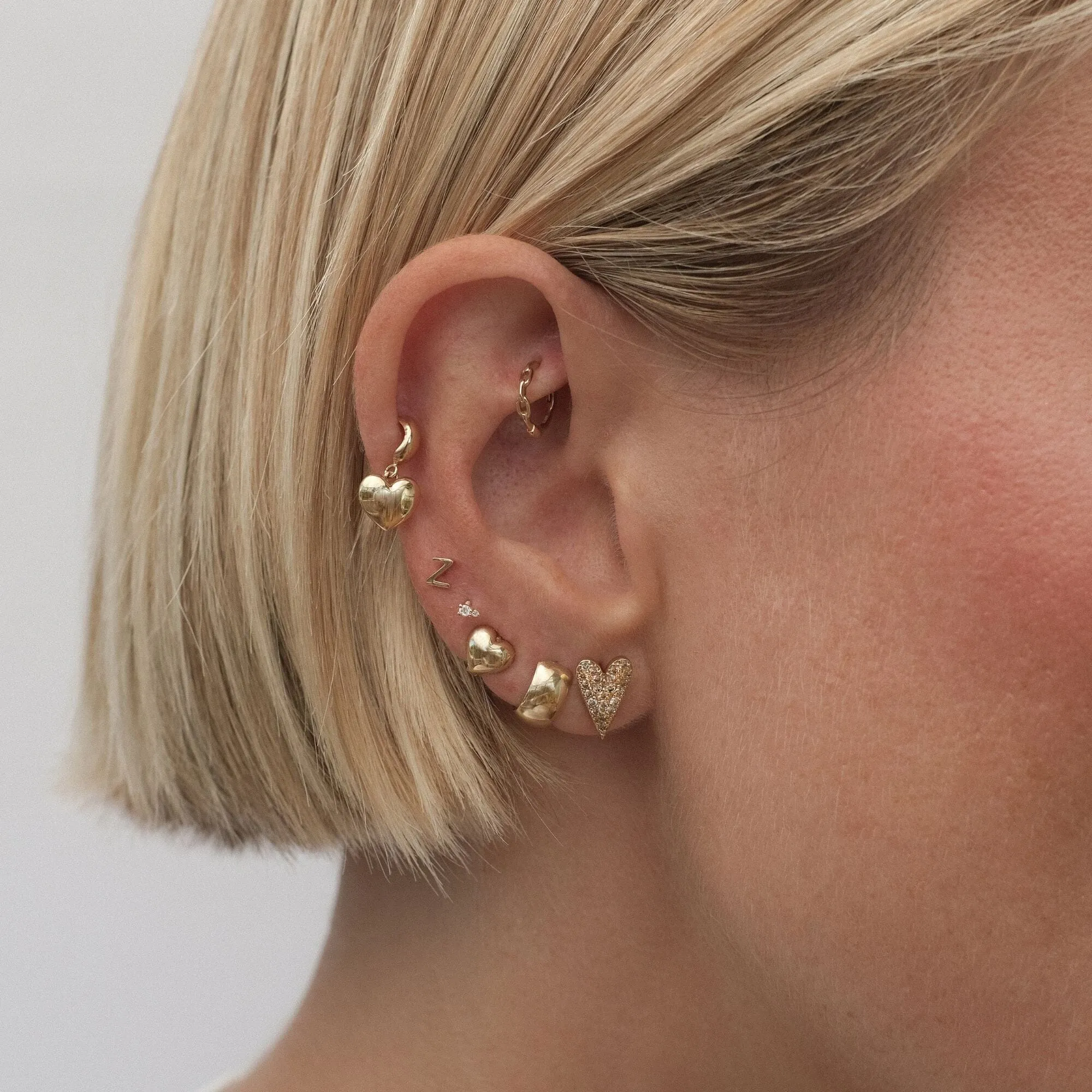 Paris medium piercing hoop sold by Adornmonde product image thumbnail 2