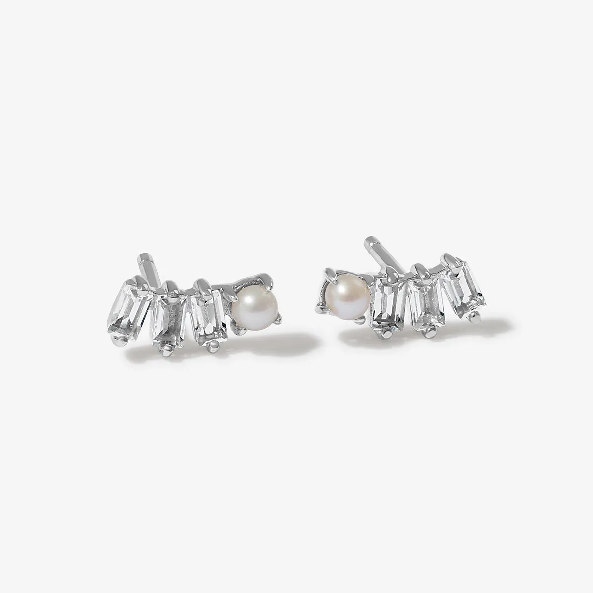 Jaxen stud earrings sold by Adornmonde product image thumbnail 3