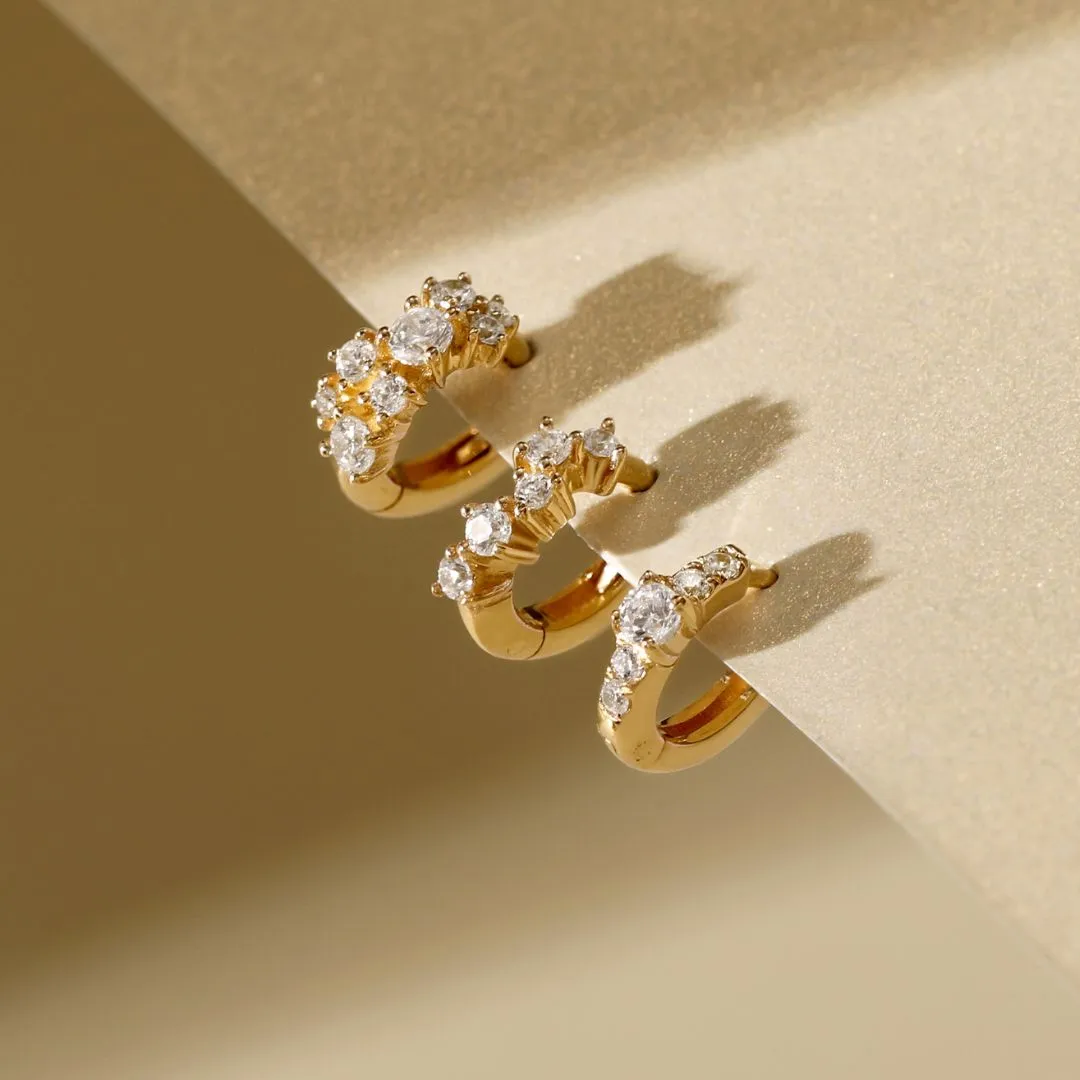 Cachi hoop earring sold by Adornmonde product image thumbnail 3