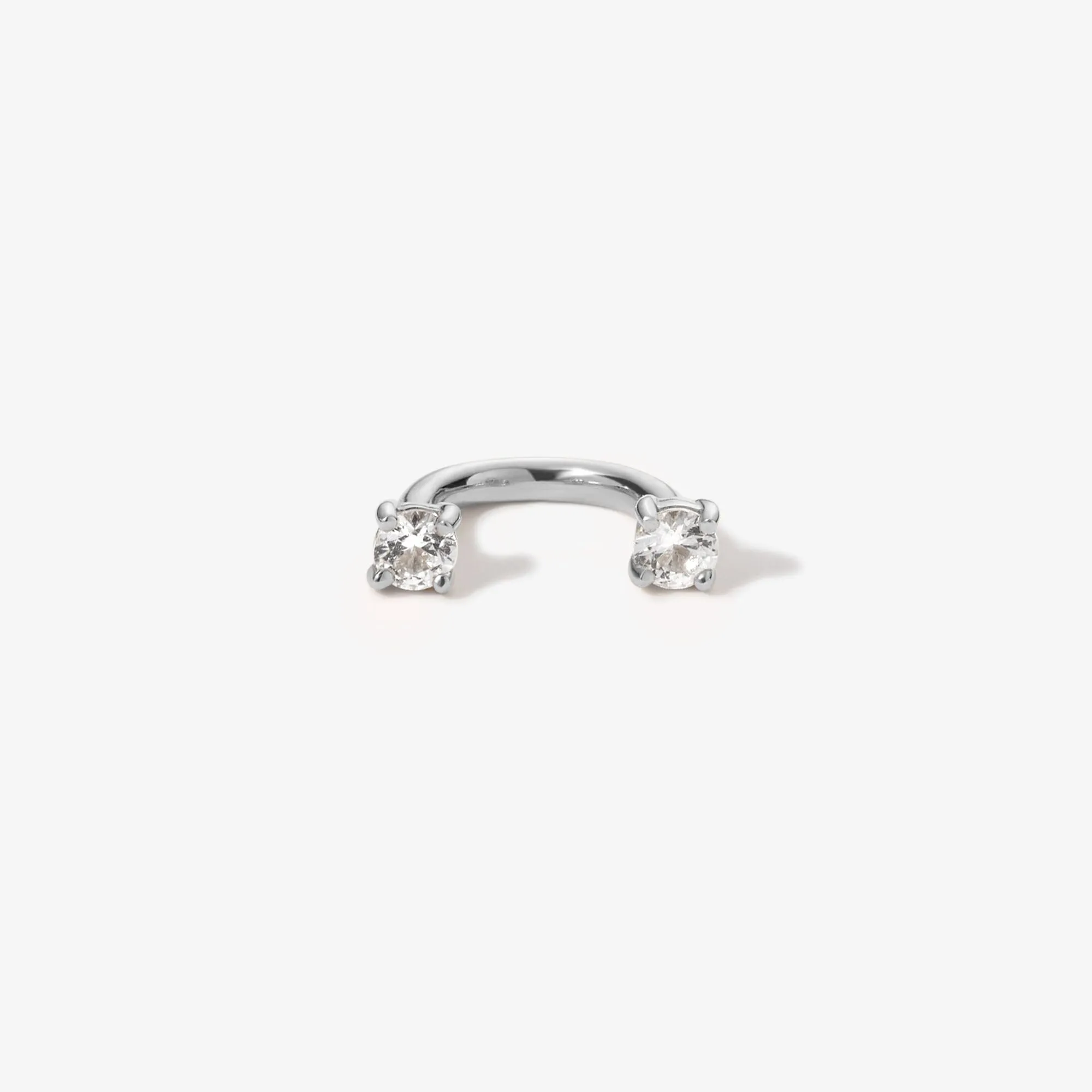 Frankie u hoop diamond piercing sold by Adornmonde product image thumbnail 4