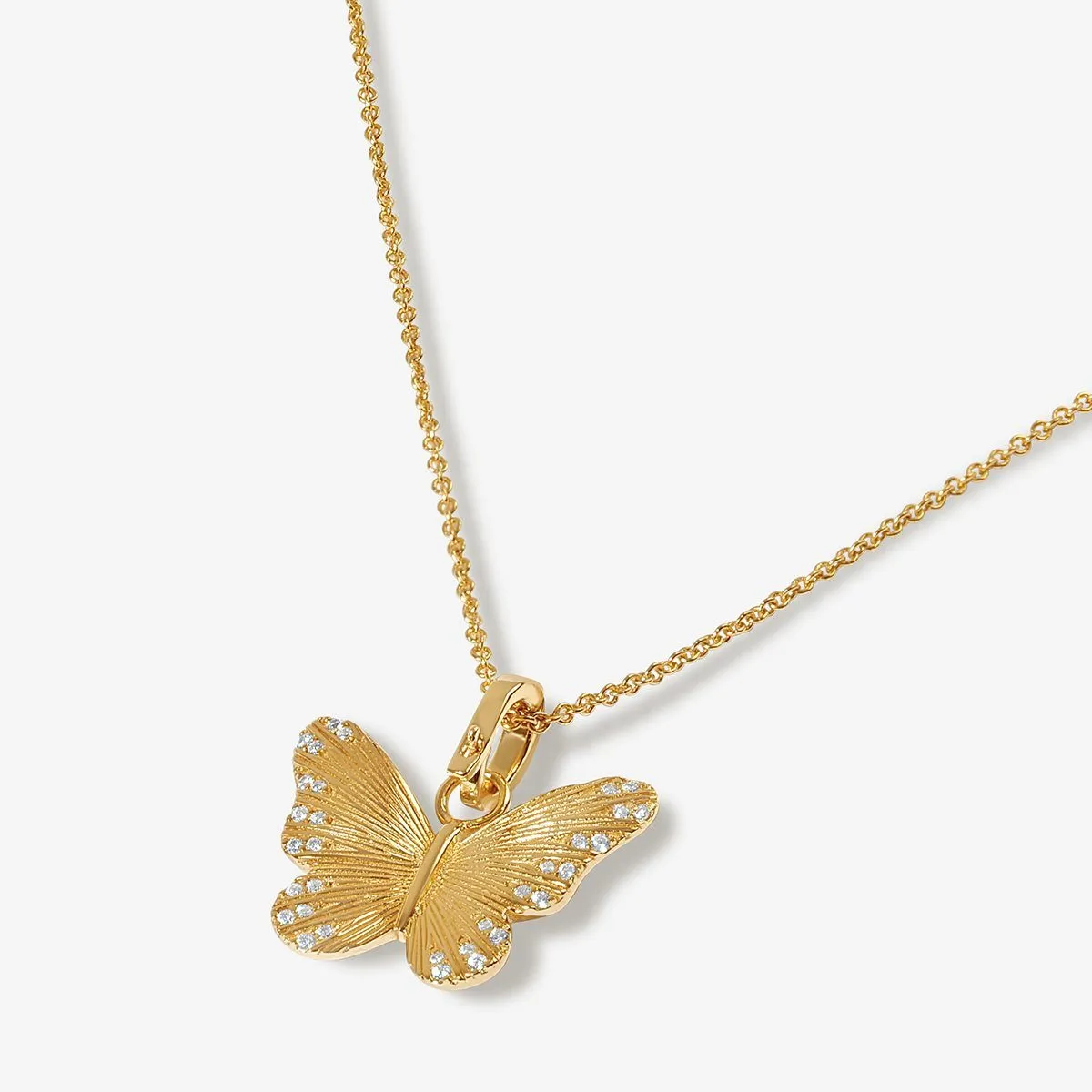 Pavel butterfly charm necklace sold by Adornmonde product image thumbnail 3