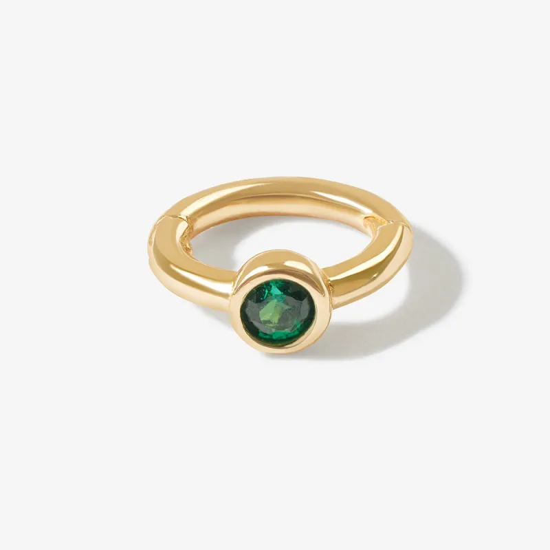 Lono diamond huggie sold by Adornmonde