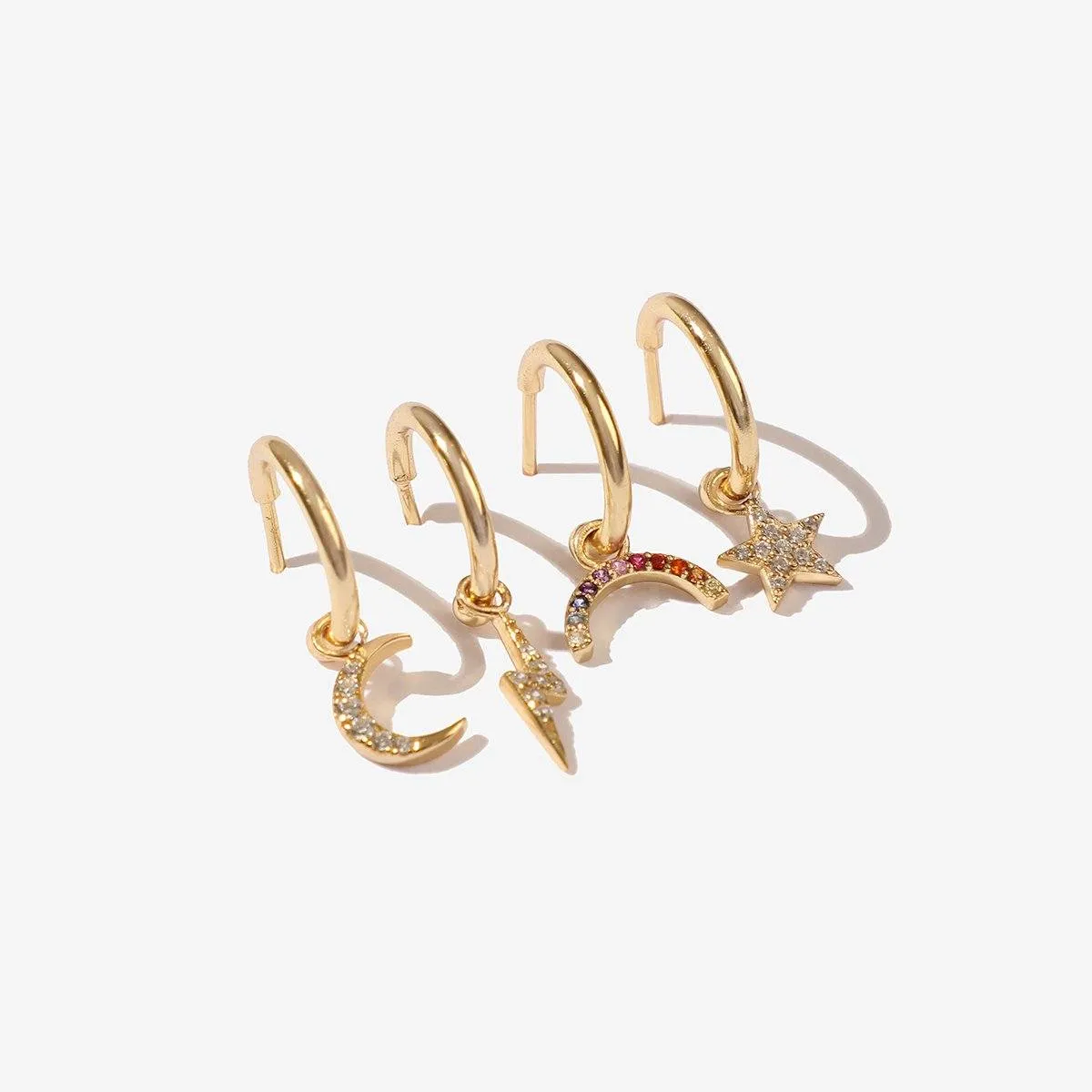 Alex rainbow earring set sold by Adornmonde product image thumbnail 3