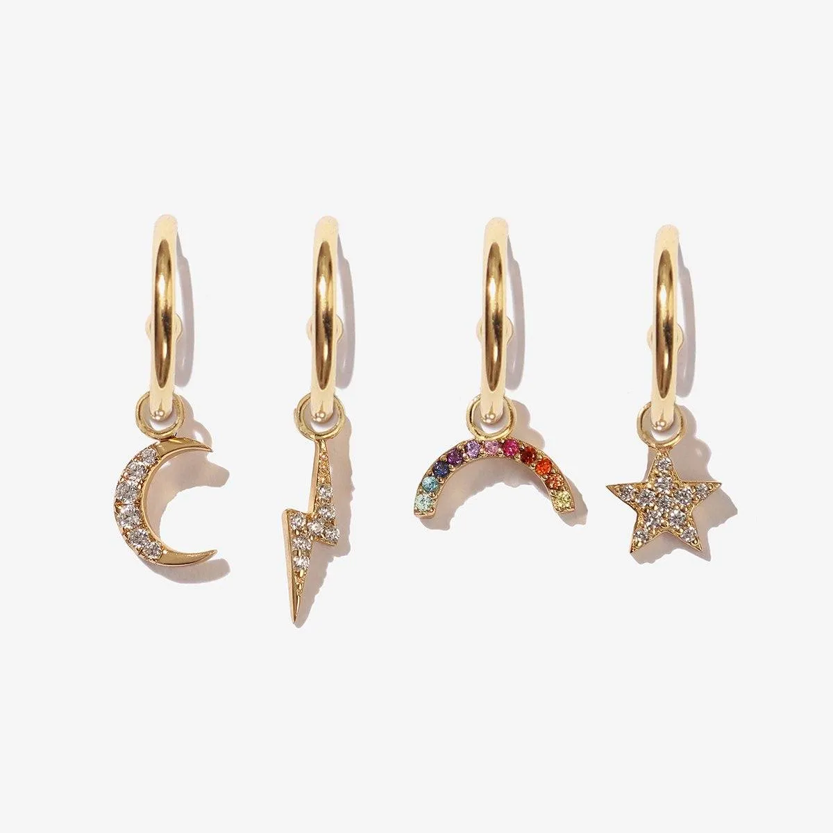 Alex rainbow earring set sold by Adornmonde