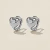 Boo heart mini huggie earrings sold by Adornmonde