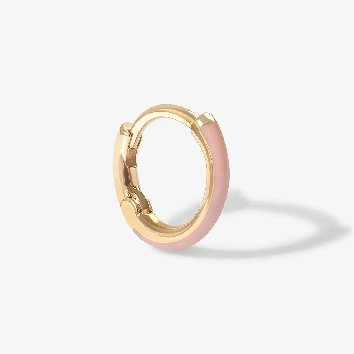 Easley musk enamel mini huggie sold by Adornmonde product image thumbnail 4