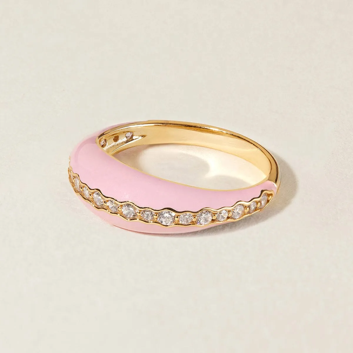 Jerry strawberry dome ring sold by Adornmonde product image thumbnail 5