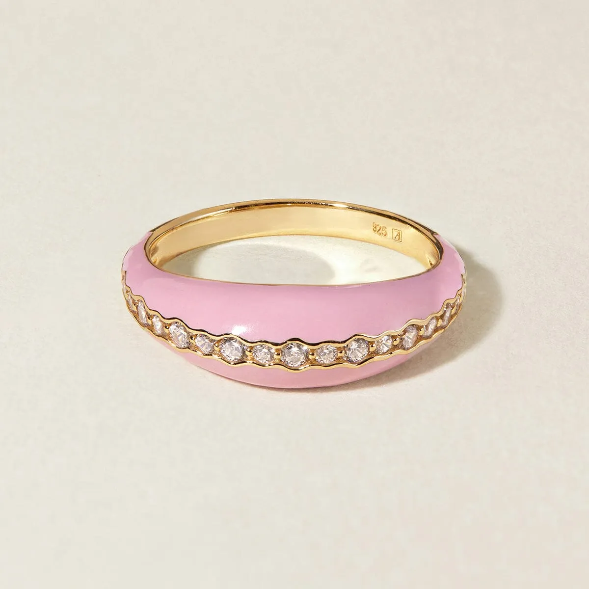 Jerry strawberry dome ring sold by Adornmonde product image thumbnail 3