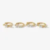 Heath huggie earring set sold by Adornmonde