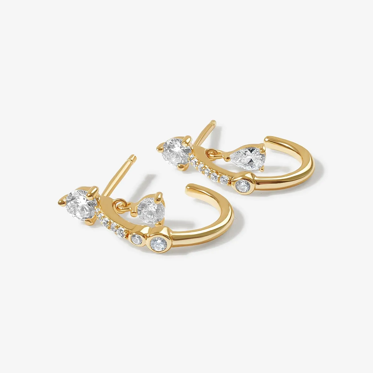 Wilder hoop earrings sold by Adornmonde product image thumbnail 3