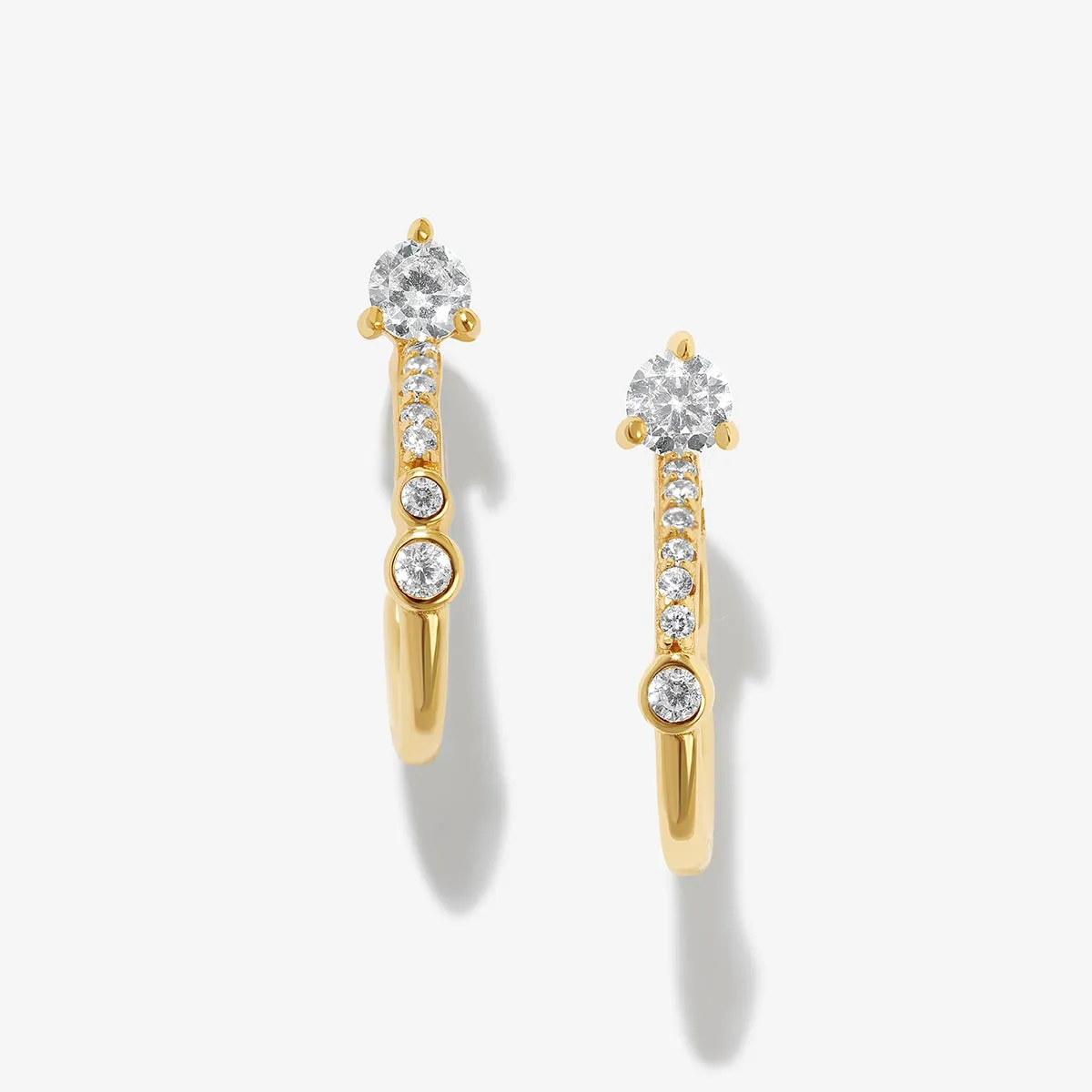 Wilder hoop earrings sold by Adornmonde product image thumbnail 4
