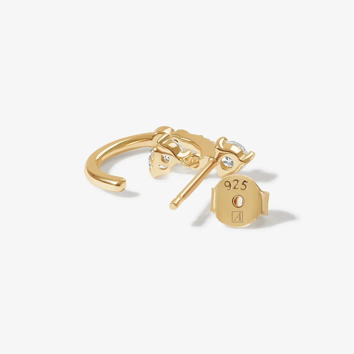 Wilder hoop earrings sold by Adornmonde product image thumbnail 5