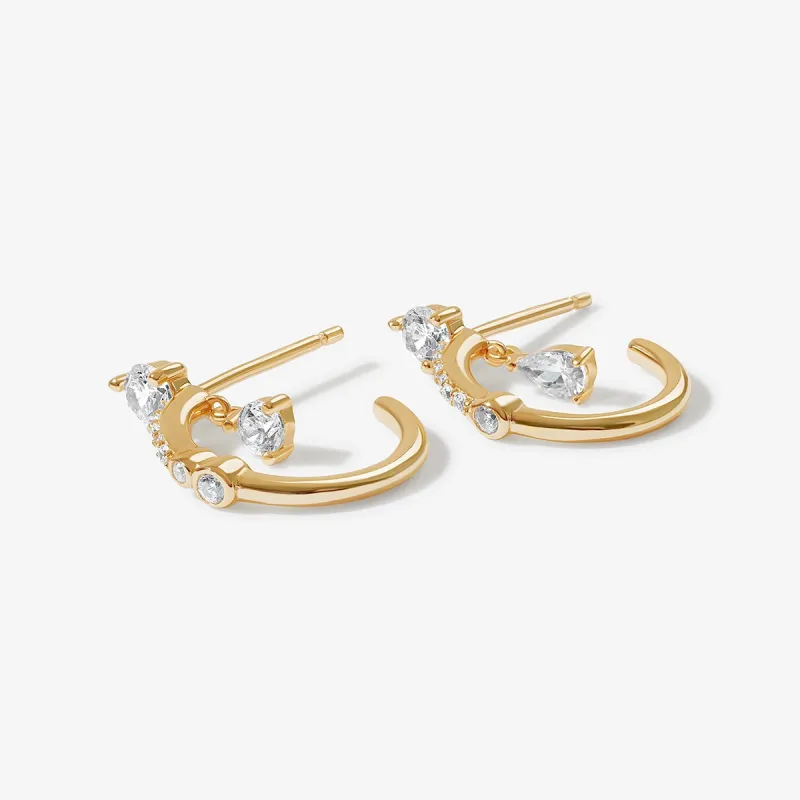 Wilder hoop earrings sold by Adornmonde