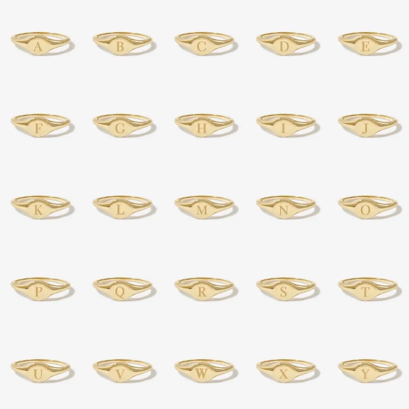 Perci pinkie ring sold by Adornmonde