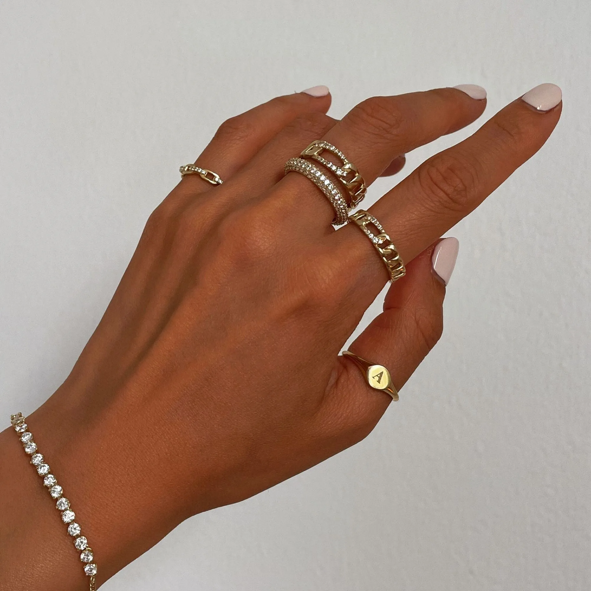 Perci pinkie ring sold by Adornmonde product image thumbnail 2