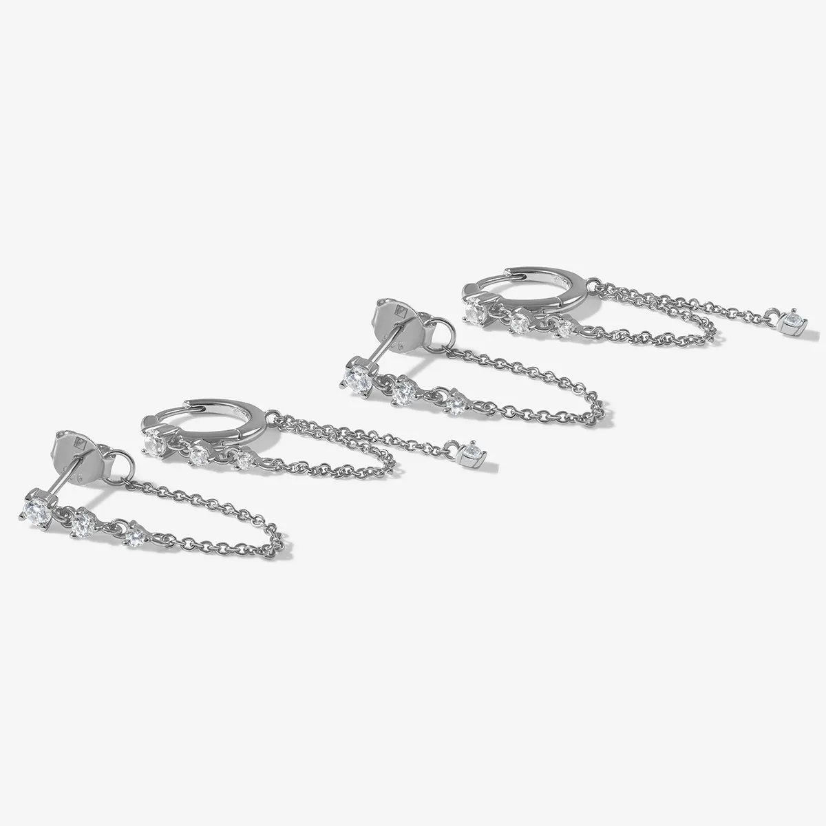 Jenneth chain earring set sold by Adornmonde product image thumbnail 3
