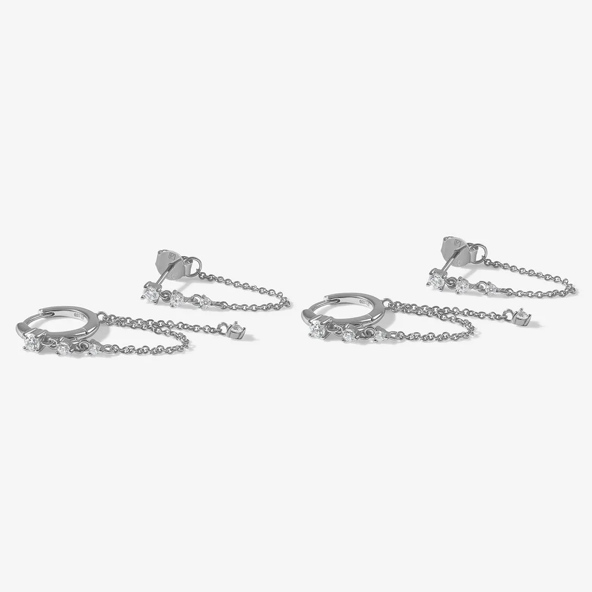 Jenneth chain earring set sold by Adornmonde product image thumbnail 4
