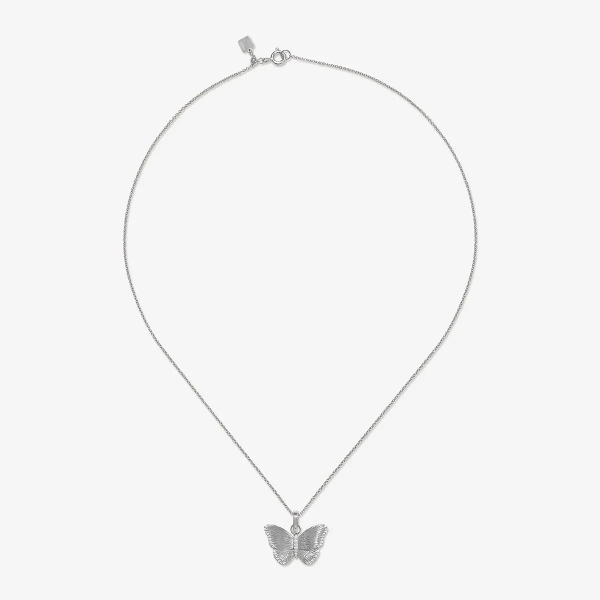 Neema butterfly charm necklace sold by Adornmonde product image thumbnail 3