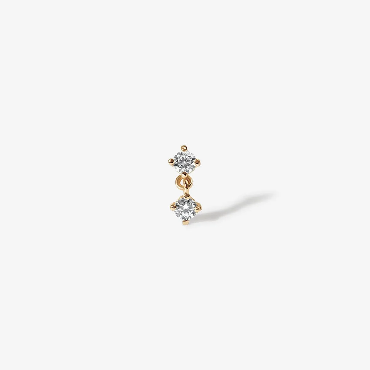 Bell lab diamond piercing sold by Adornmonde product image thumbnail 3