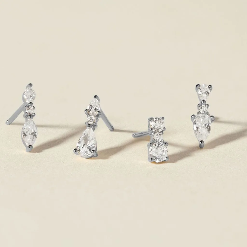 Louie earring set sold by Adornmonde product image thumbnail 4