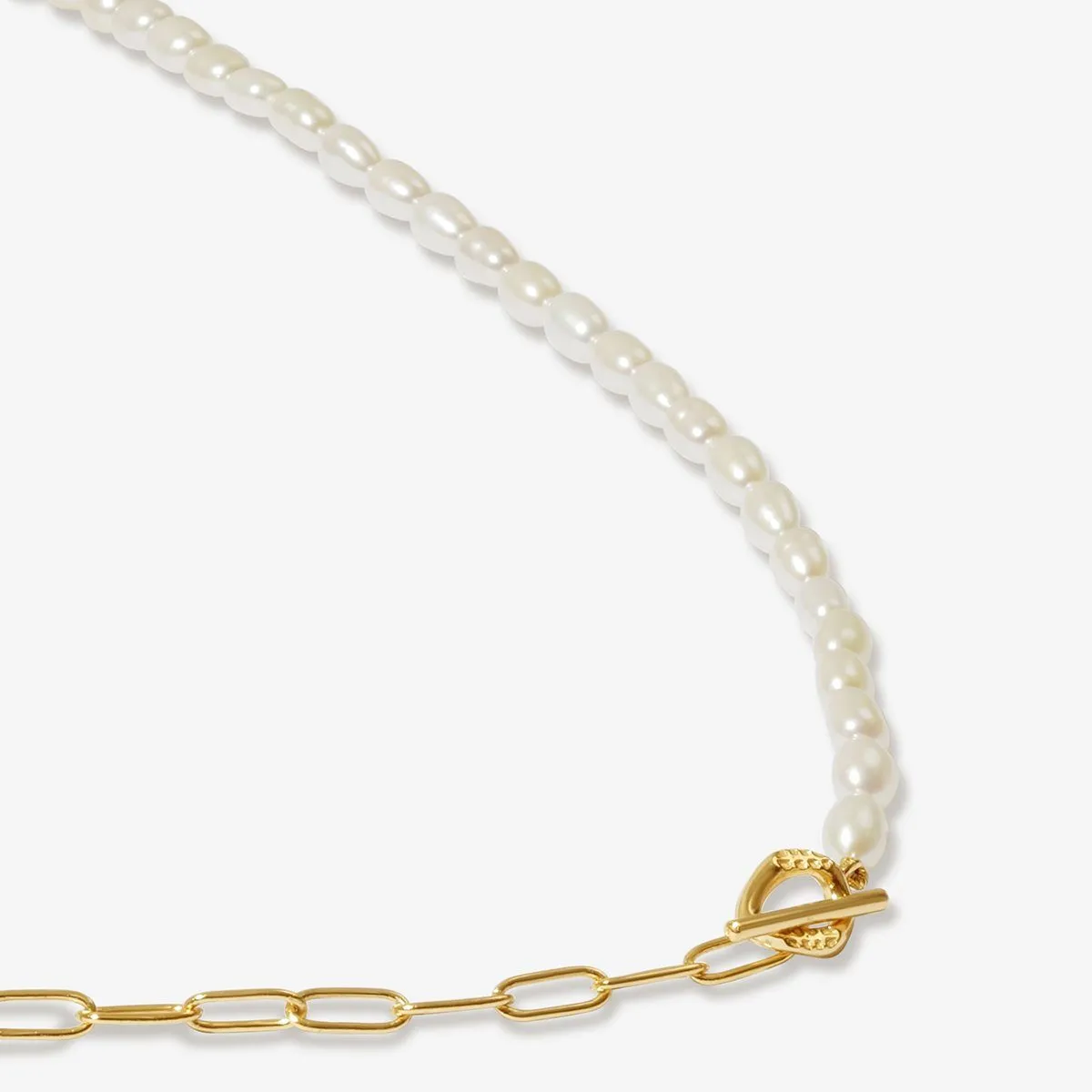 Orson freshwater pearl necklace sold by Adornmonde product image thumbnail 4