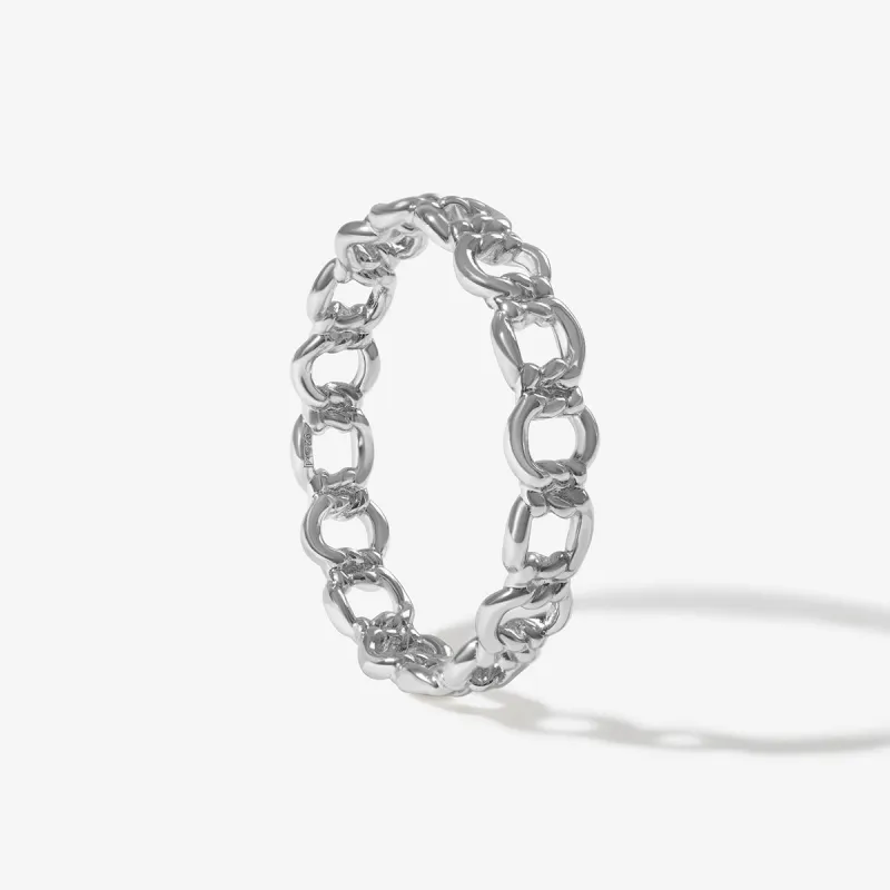 Reyce chain ring sold by Adornmonde