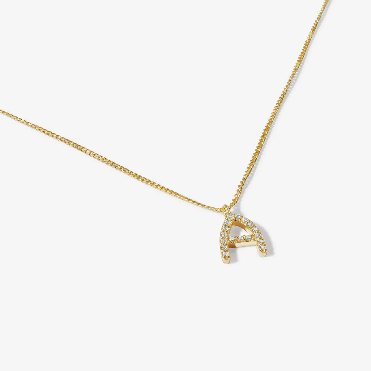 Bobbi alphabet necklace sold by Adornmonde product image thumbnail 5
