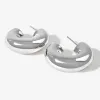 Damaco chubby hoops sold by Adornmonde