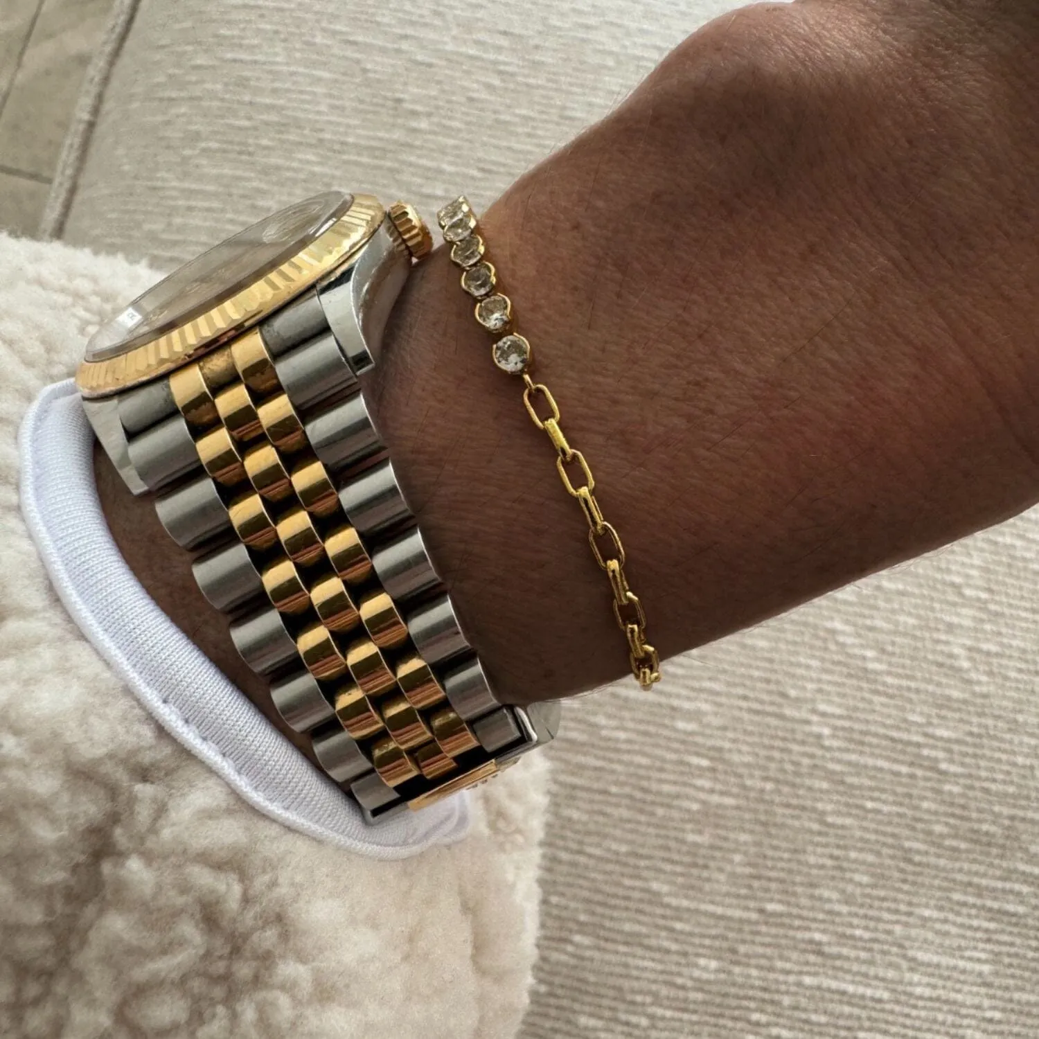 Andre tennis bracelet sold by Adornmonde product image thumbnail 2