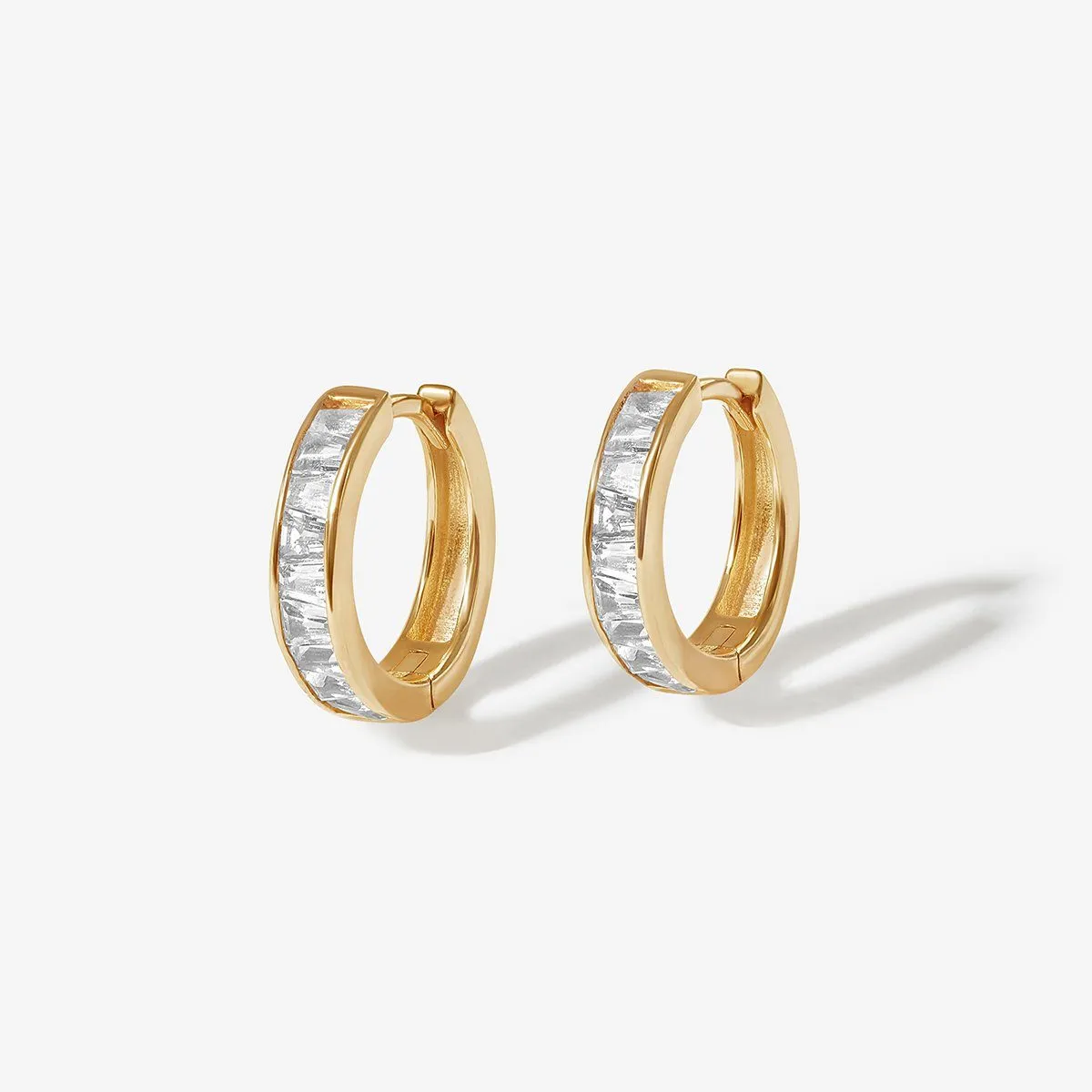 Remy eternity hoop earrings sold by Adornmonde