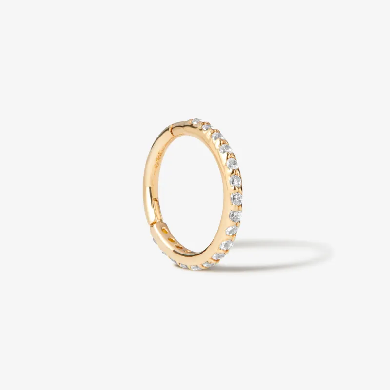 Sherran clicker hoop sold by Adornmonde