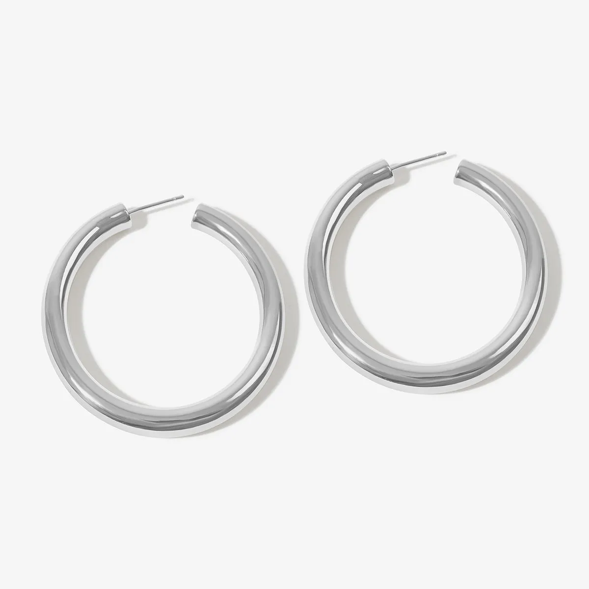 Mercas hoop earrings sold by Adornmonde product image thumbnail 5