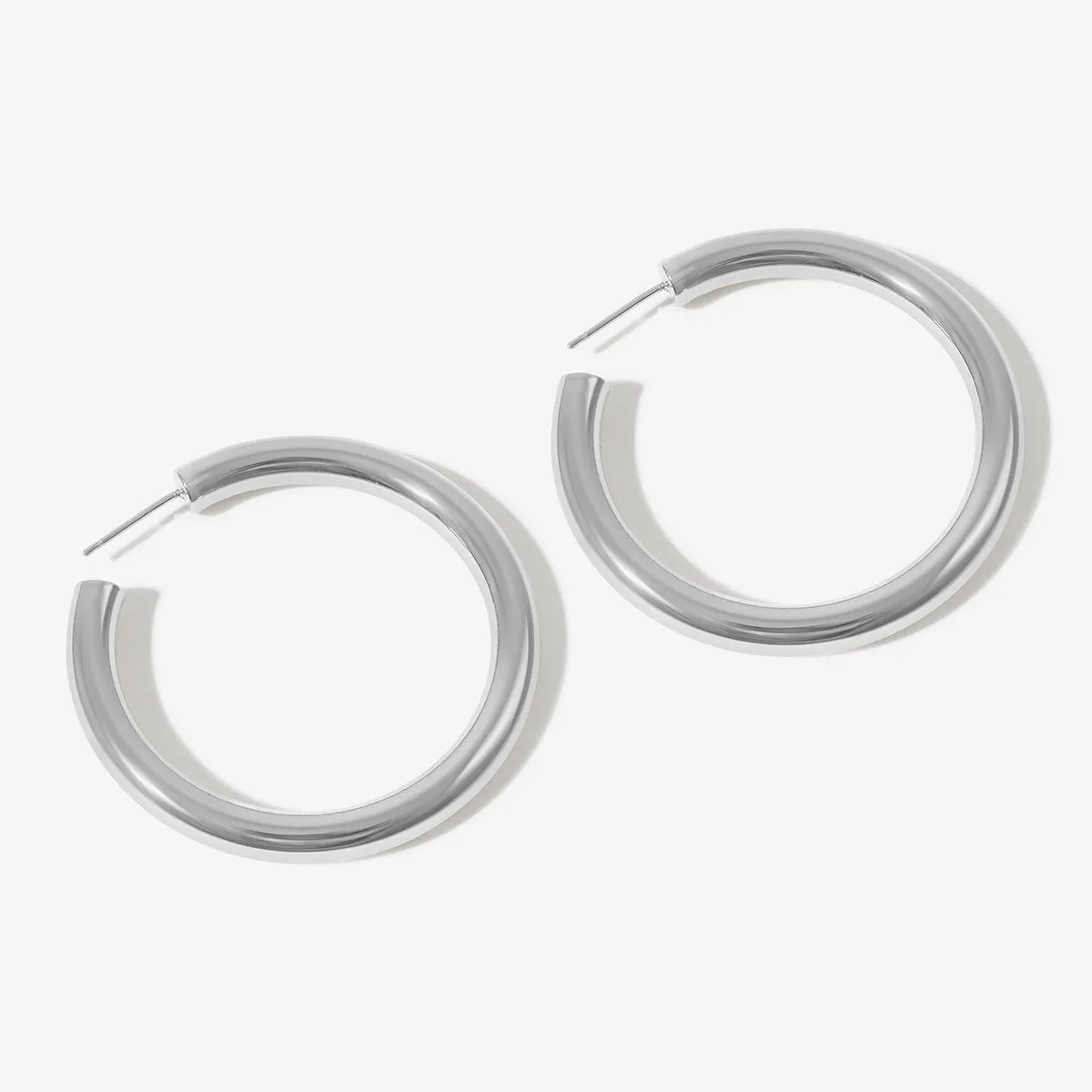 Mercas hoop earrings sold by Adornmonde product image thumbnail 4