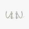 Lester twist earrings sold by Adornmonde