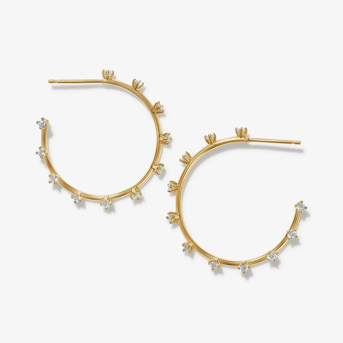 Emerson hoop earrings sold by Adornmonde