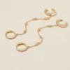 Olsen chained cuff earrings sold by Adornmonde