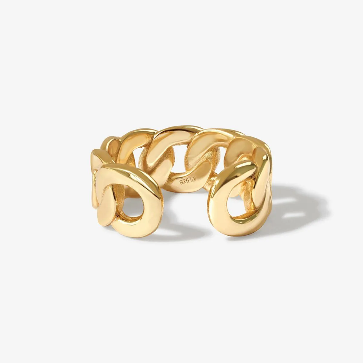 Landel chunky chain ring sold by Adornmonde product image thumbnail 5