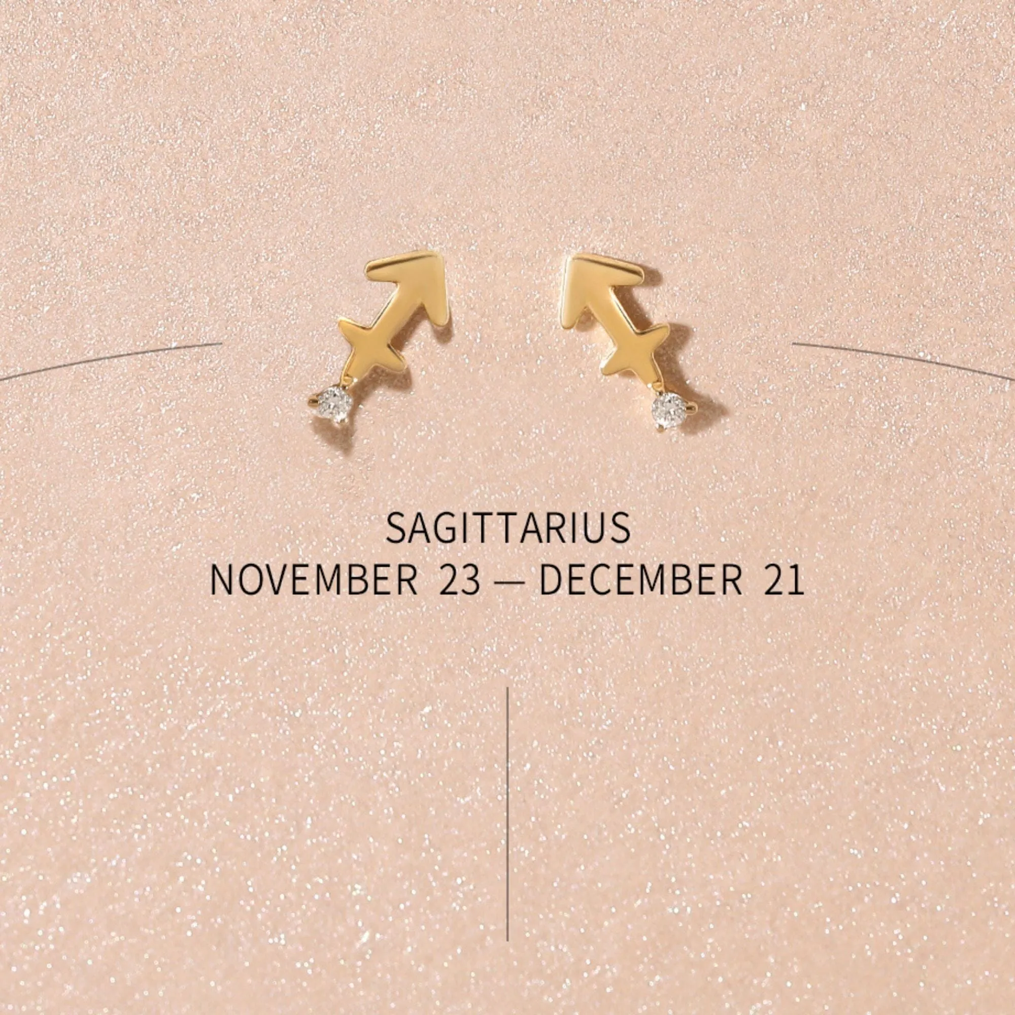 Bradley zodiac earrings sold by Adornmonde product image thumbnail 5