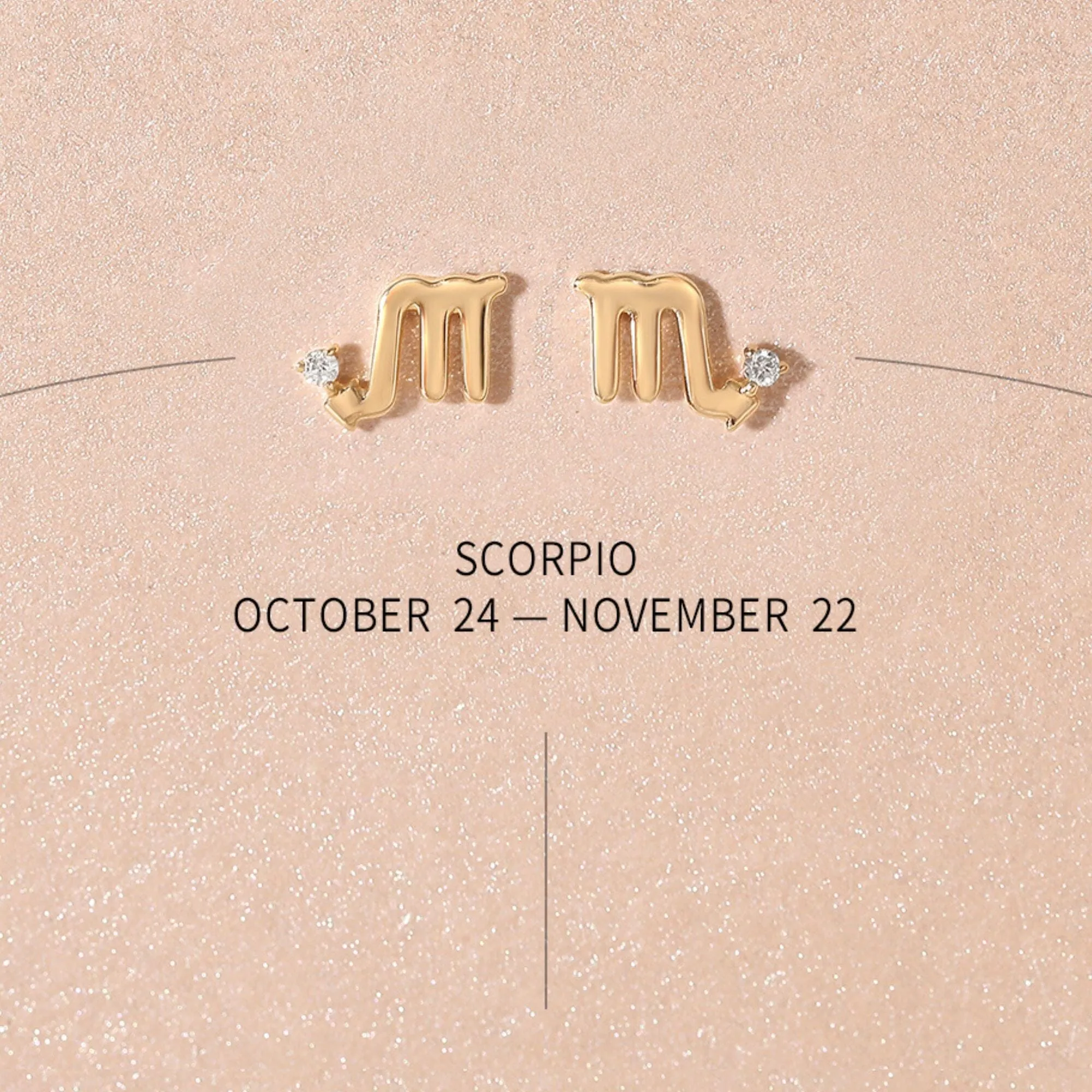 Bradley zodiac earrings sold by Adornmonde product image thumbnail 4